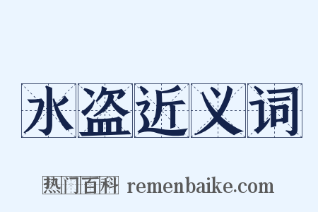 水盗近义词是什么意思的图片
